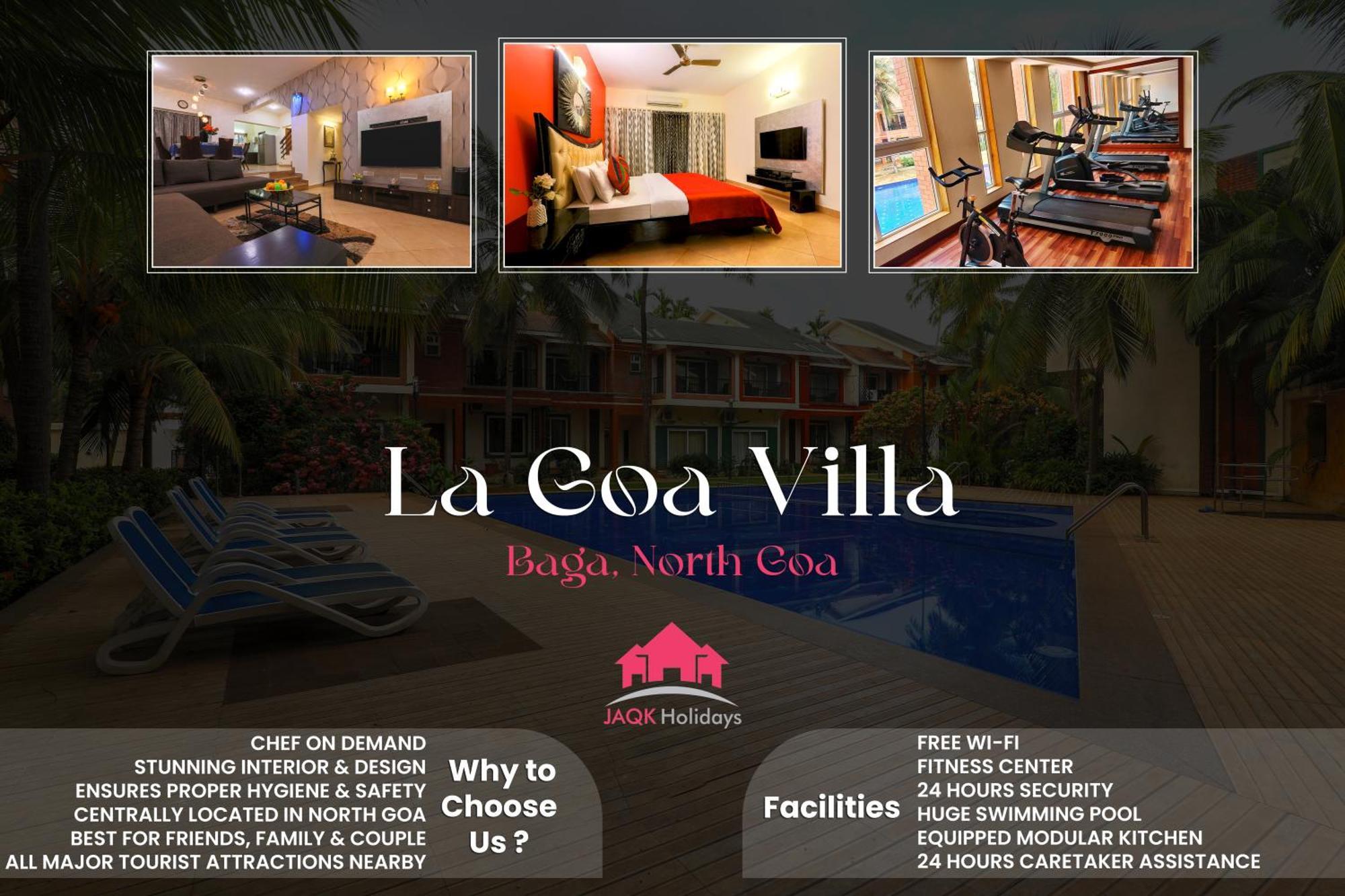 La Goa Villa - 4Bhk, Baga Eksteriør billede
