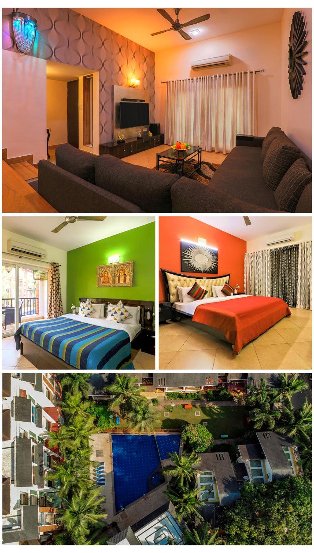 La Goa Villa - 4Bhk, Baga Eksteriør billede